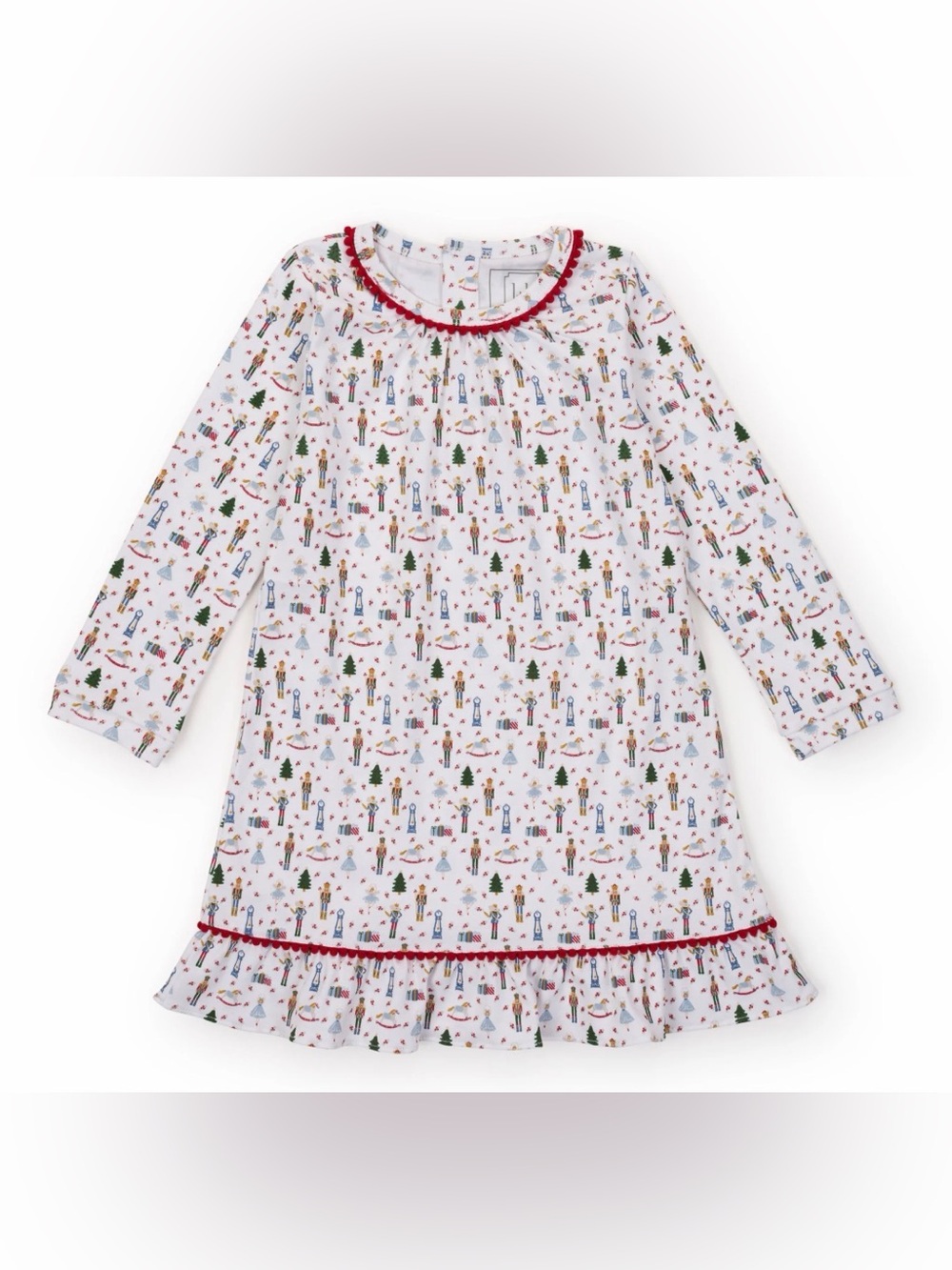 🎄 Lila + Hayes Carlin Nutcracker Pajama Gown Girls Size 3 EUC - Picture 1 of 11